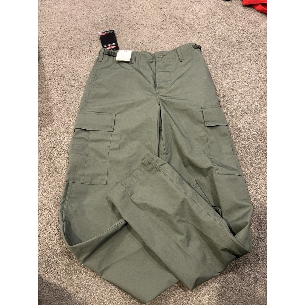 Tru-Spec Mens Pants Green Heavy Duty‎ Tactical Size 30x33